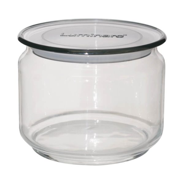 Flat Jar with Grey Lid 500 ml