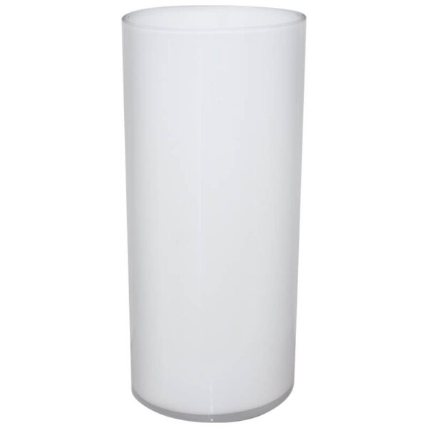 White Tube Vase 40 cm