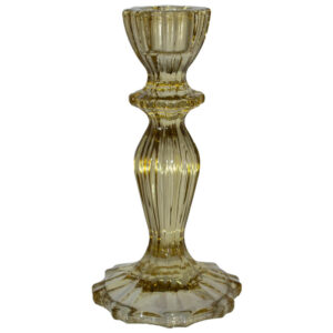 Tara Candle Holder Amber 16 cm