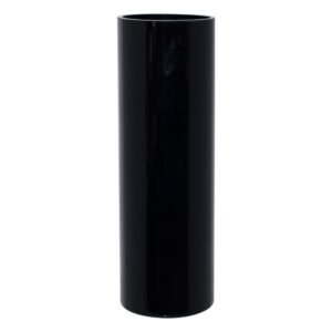 Cylindrical Black Vase 30 cm x 10 cm