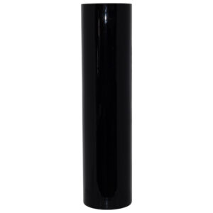 Cylindrical Black Vase 60 x 15 cm