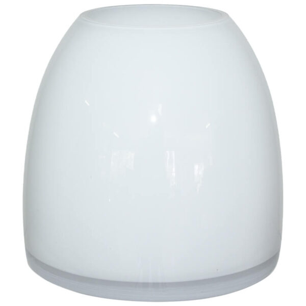 Annie Low White Glass Vase 15 cm