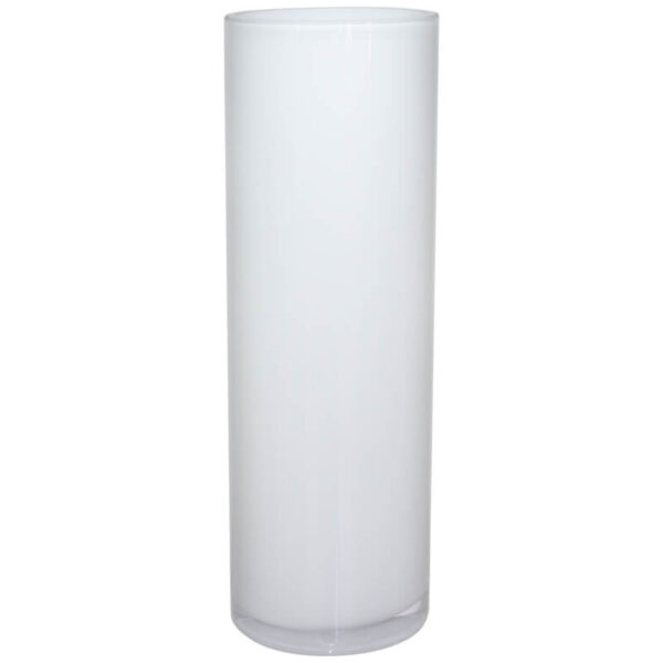 White Tube Vase 30 cm