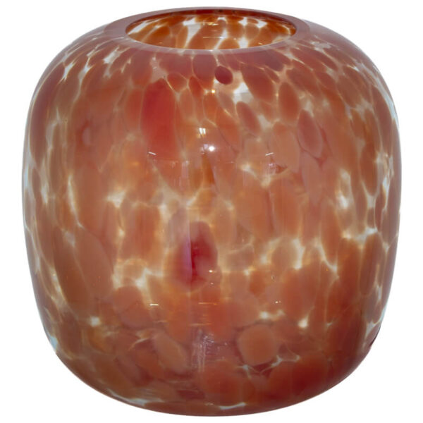 Glass Vase - Salmon 19 cm