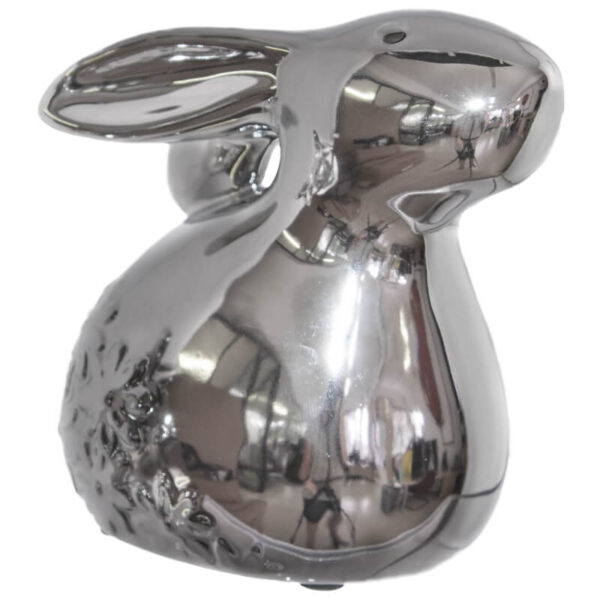 Silver Rabbit 13 x 13 x 9 cm