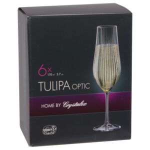 Tulio Optic Flute Glass 170 ml