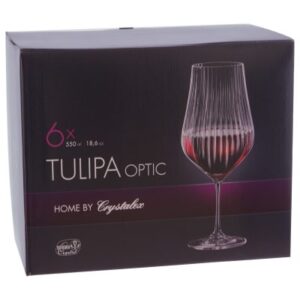 Tulio Optic Flute Glass 550 ml