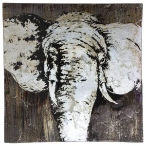 Elephant Square Plate 29 x 29 cm