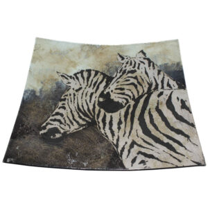 Zebra Square Plate 29 x 29 cm