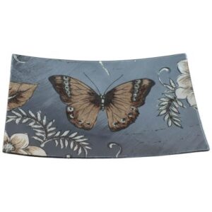 Square Butterfly Platter 23 x 15 cm