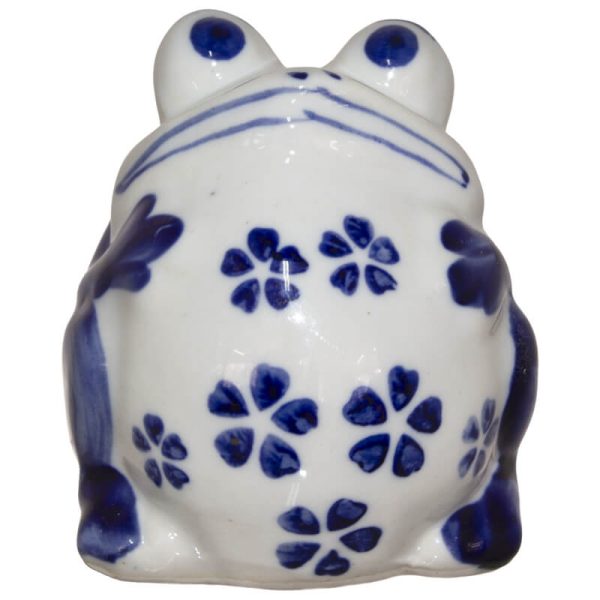 Frog - Blue and White 8 cm