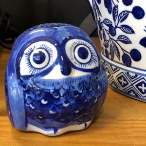 Owl - Indigo 7.5 cm