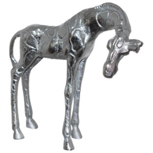 Silver Giraffe Look Over 19 cm