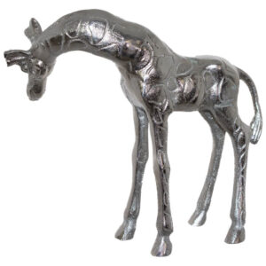 Silver Giraffe Look Over 19 cm