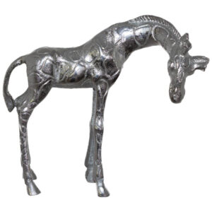 Silver Giraffe Look Over 19 cm