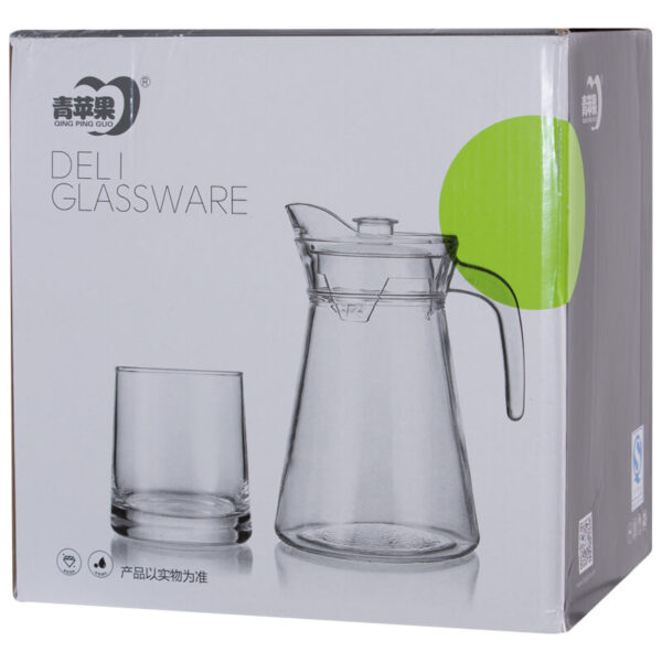 Water Jug and Glasses Set of 5