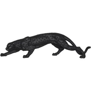 Animal Sculpture - Black Cheetah 18 x 65 x 18 cm