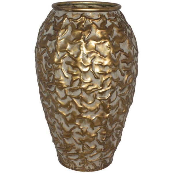 Ethan Antique Gold Metal Vase 46 cm