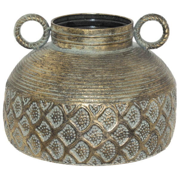 Marga Handled Metal Pot 28 cm