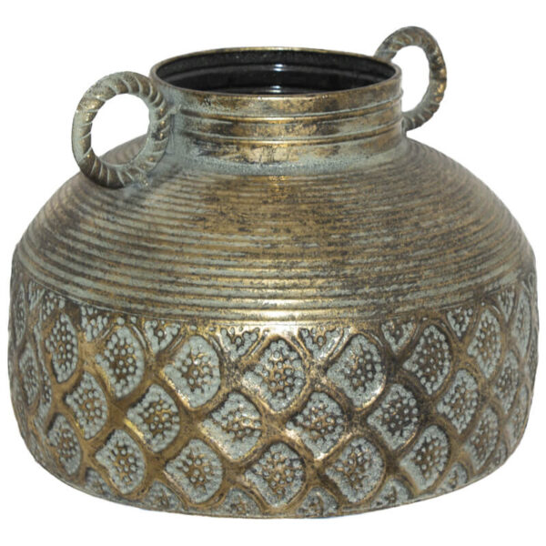 Marga Handled Metal Pot 28 cm