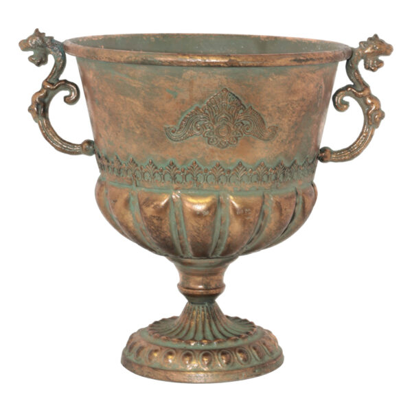 Neville Copper Handled Vase 34 cm