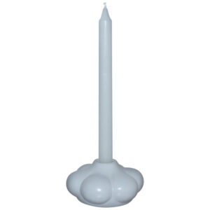 White Cocoon Candle Holder 12 cm