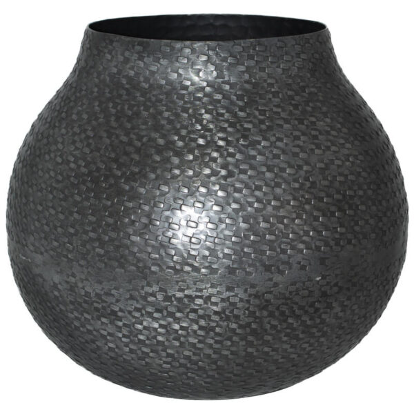 Maya Graphite Small Vase 27 x 27 x 23 cm