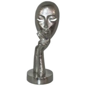 Raw Silver Thinking Man 10 cm