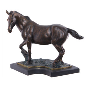 Horse on Pedestal 41 cm