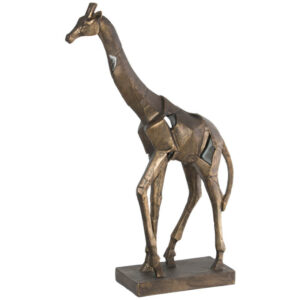 Vintage Bronze Giraffe 28 x 9 x 44 cm