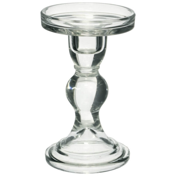 Medium Glass Candle Holder 14.5 x 9 cm