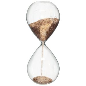 Gold Sparkle Hourglass 24 cm