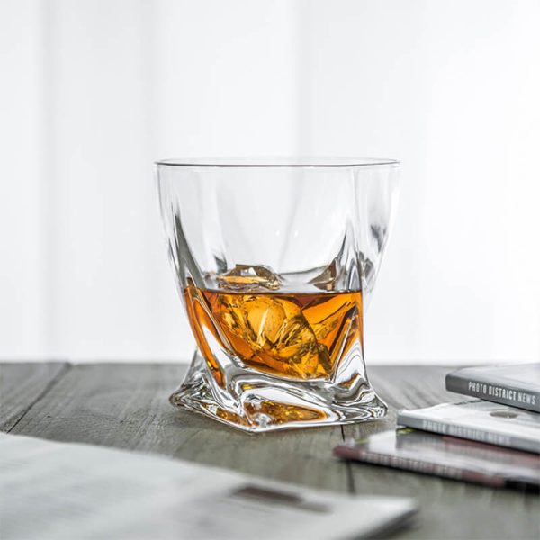 Crumpled Whiskey Glass 300 ml