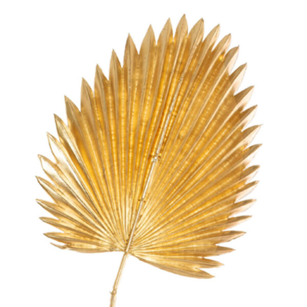 Gold Fan Palm Leaf 80 cm