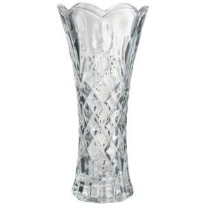 Melony Pressed Glass Vase 20 cm