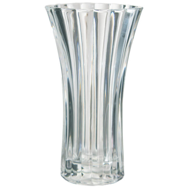 Solar Pressed Glass Vase 20 cm