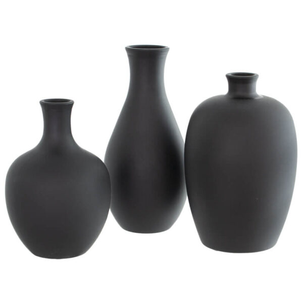 Black Whistle Bouquet Vase 15 cm