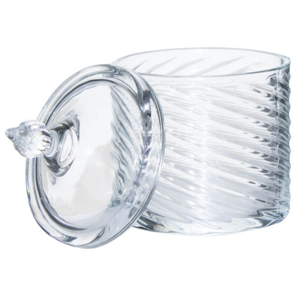 Twirl Glass Trinket Box 10 x 16 cm