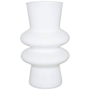 Modern White Vase 20 cm