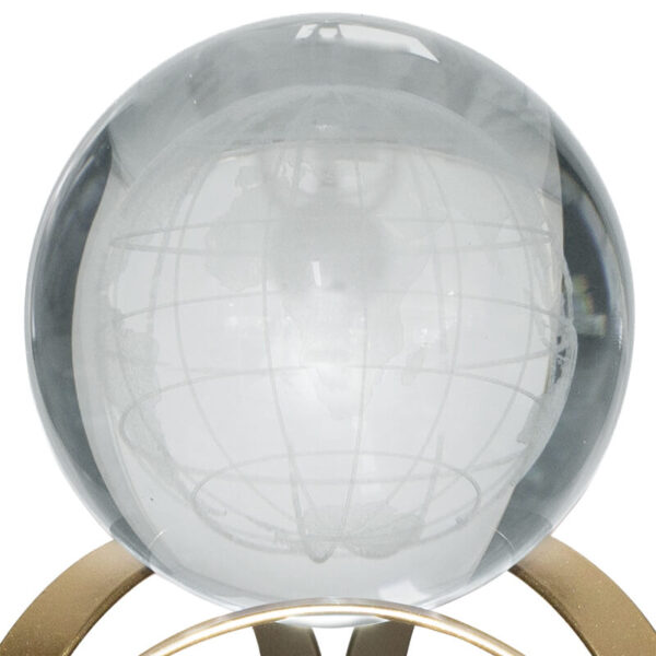 Decor Ball with Gold Stand 8 cm