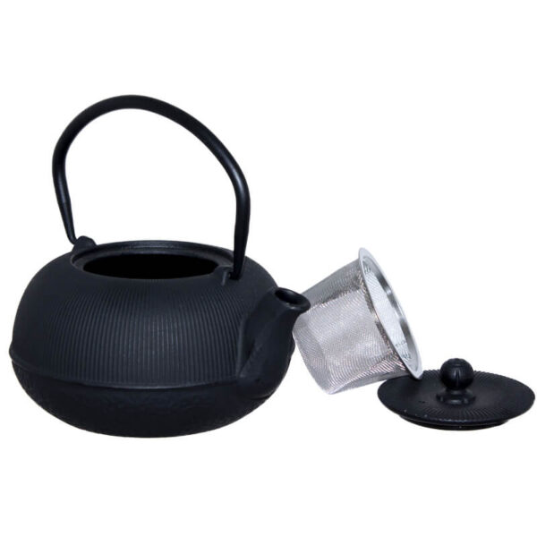 Lynette Black Cast Iron Tea Pot 700 ml