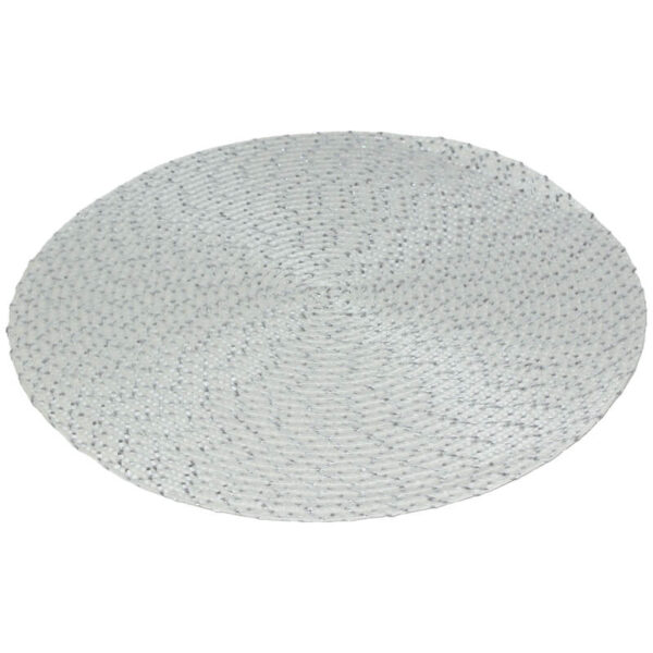 White Glizz Placemat 38 cm