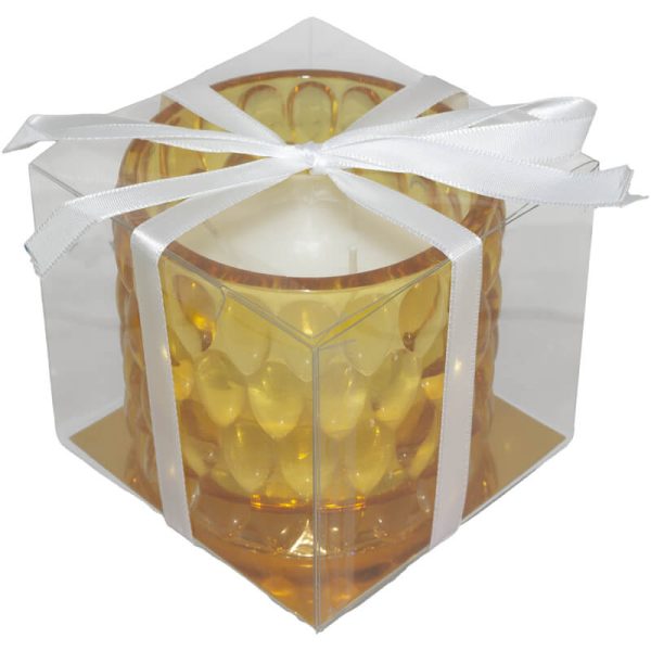 Norah Candle - Deep Gold 9 cm