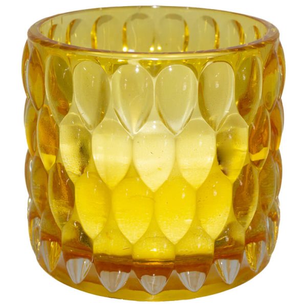 Norah Candle - Deep Gold 9 cm