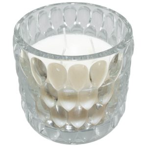 Norah Candle - White 9 cm