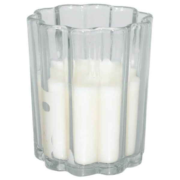 Jacey Candle - White 9 cm