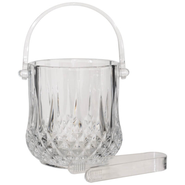 Riva Ice Bucket with Tong 13 x 12 x 14cm