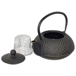 Kuai Black Cast iron Tea Pot 900 ml