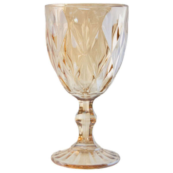 Trento Golden Brown Wine Glass 300 ml