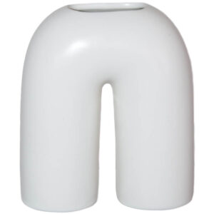 Umtata White Vase 16 cm